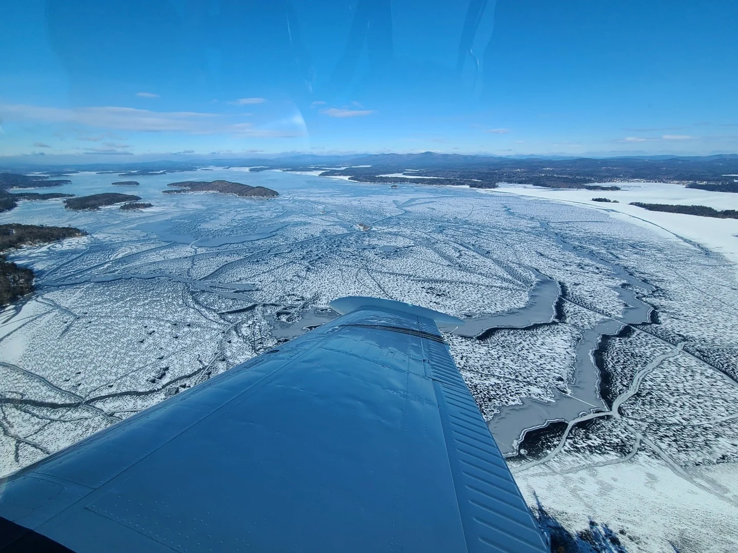 Pilot View: Searching Frozen Lakes for Stranded Loons
