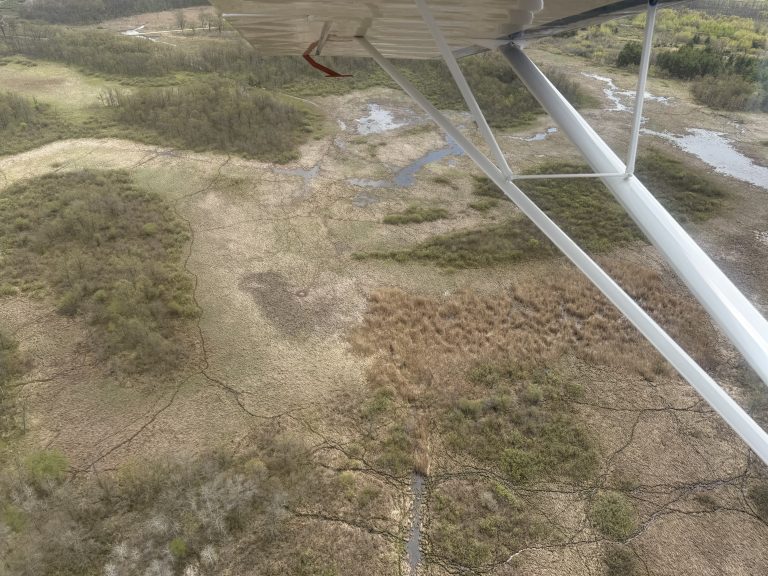 Flight 5 & 23: Surveying Whooping Crane Nests for Habitat Monitoring