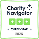 Charity Navigator Three-Star rating