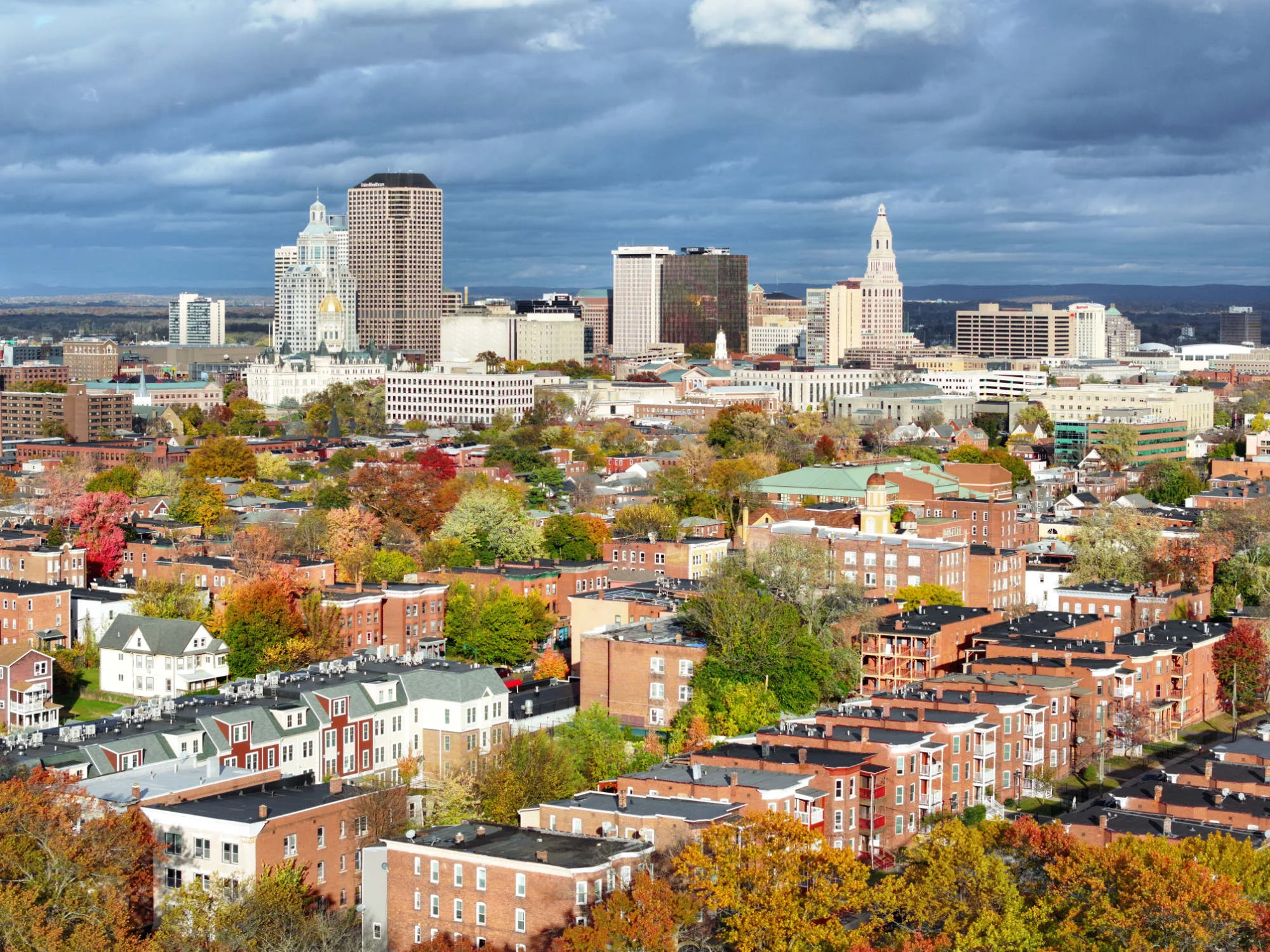 Hartford, Connecticut skyline.